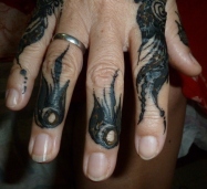 My wedding ring & henna art